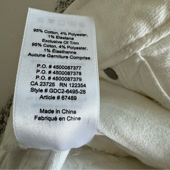 NWOT - Sunday Best White Denim Shorts - Picture 5 of 9